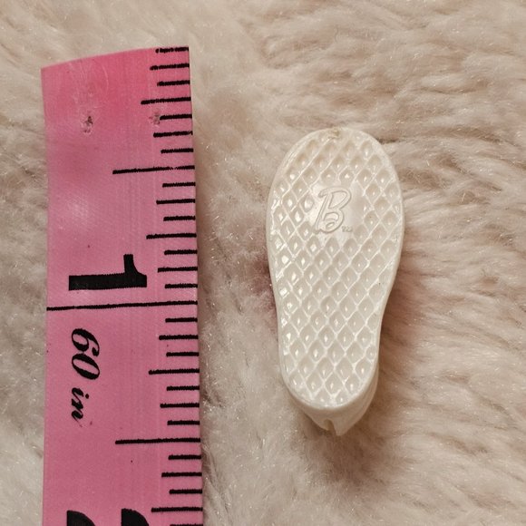 Barbie Doll Dreamhouse Adventures Striped Tennis Shoe Replacement Single - Picture 4 of 4